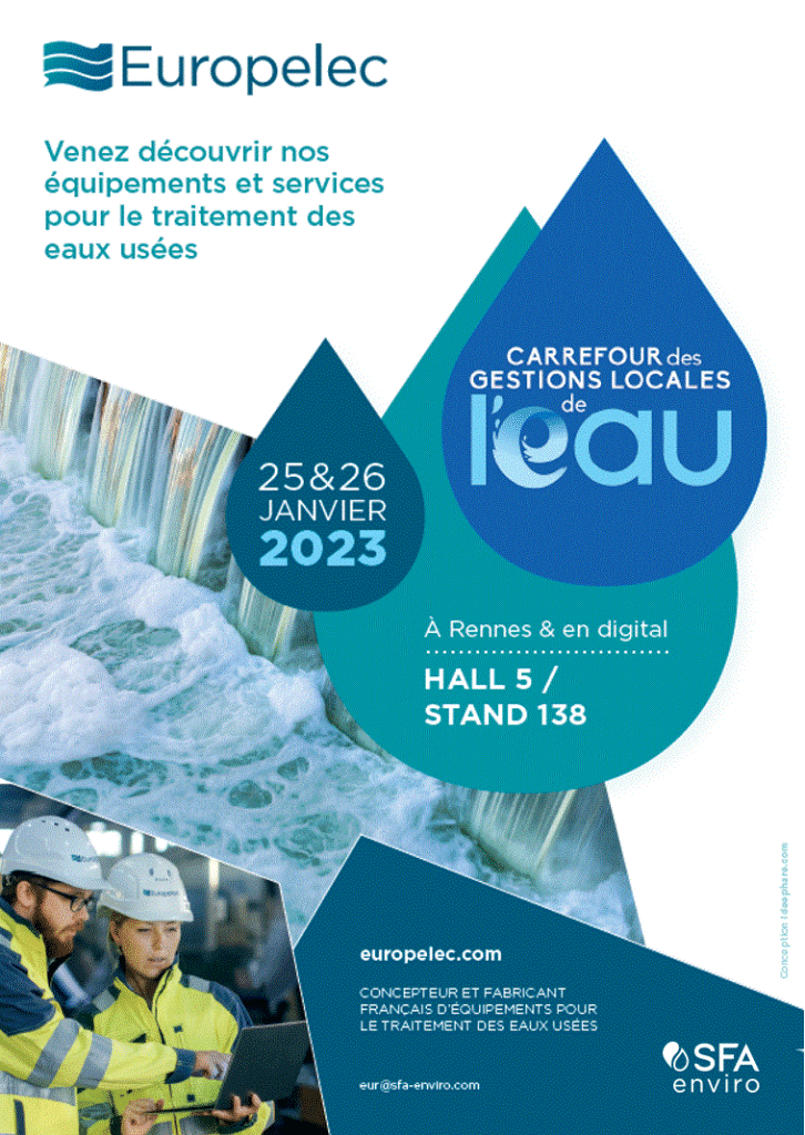 Europelec vous accueille au Carrefour de l’eau 2023