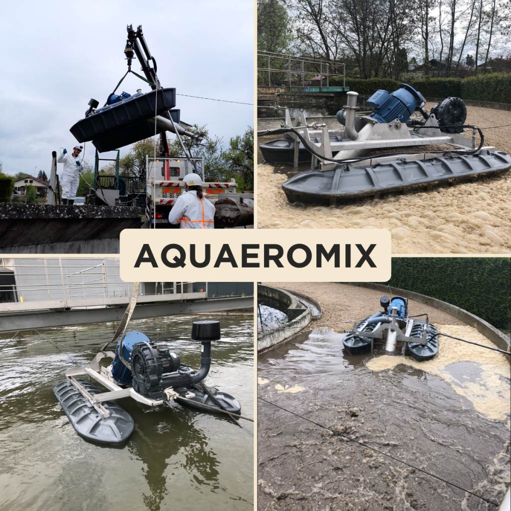 First installation of an AQUAEROMIX aerator at Veolia: Successful upgrade of the municipal wastewater treatment plant in Deyvillers