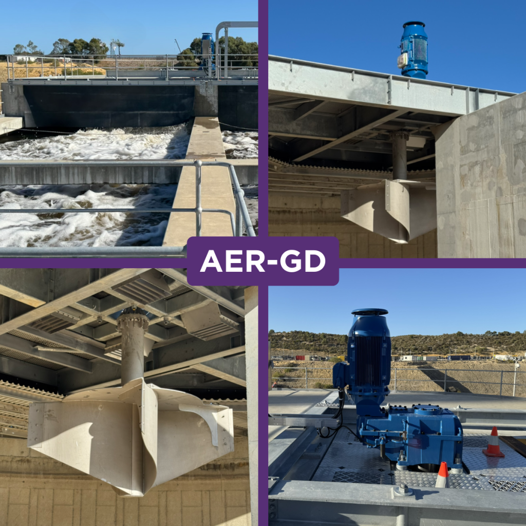 Modernisation of a WWTP in Morbihan with a 22 kW brush aerator supplied by EuropelecAquaturbo AER GD, SFA-enviro’s 160kW and 132kW low speed surface aerators at the heart of wastewater plant upgrades in Western Australia! 