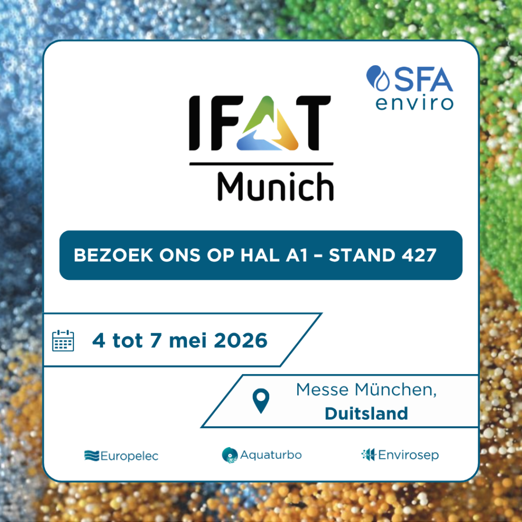 SFA enviro nodigt u uit op IFAT Munich 2026 !