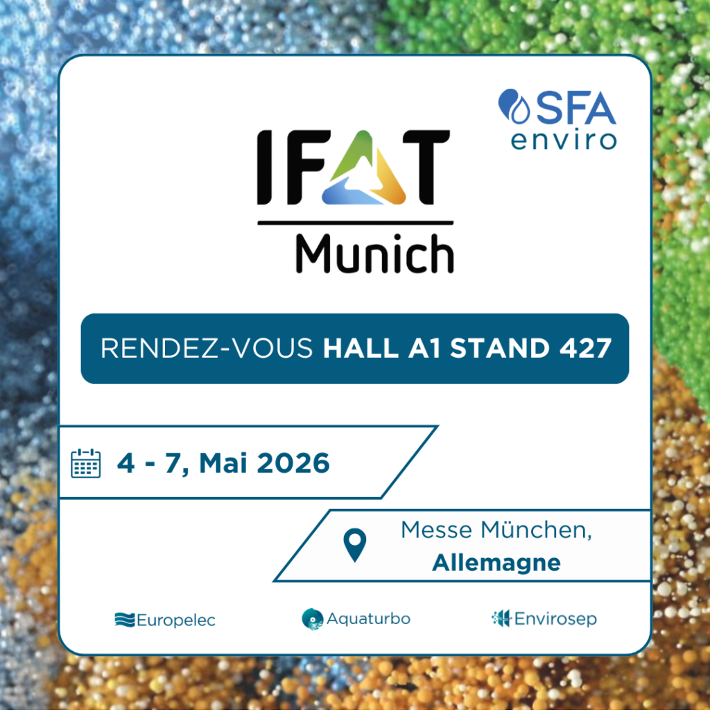 SFA enviro vous donne rendez-vous à IFAT Munich 2026 !
