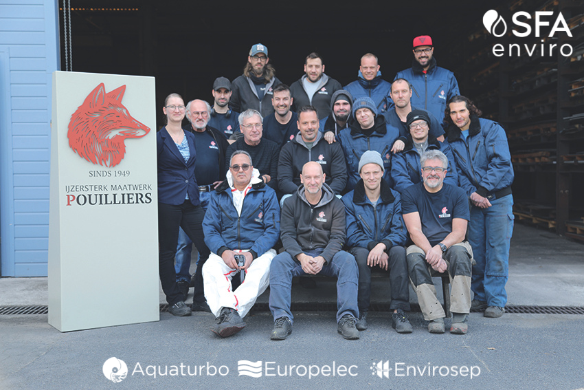 SFA Group further strengthens its SFA enviro division with the acquisition of Belgian company Metaalconstructies Pouilliers