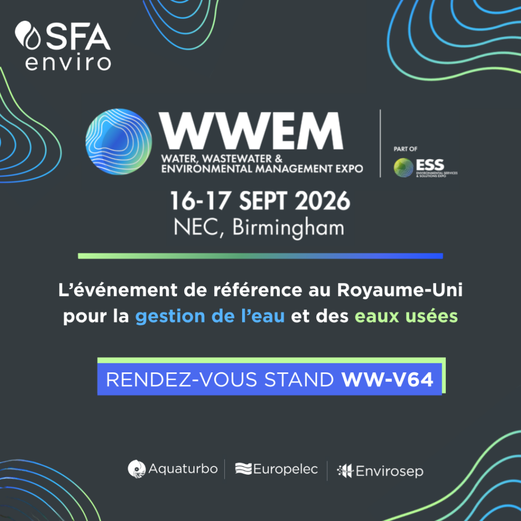 WWEM 2026 – Retrouvez SFA enviro à Birmingham !