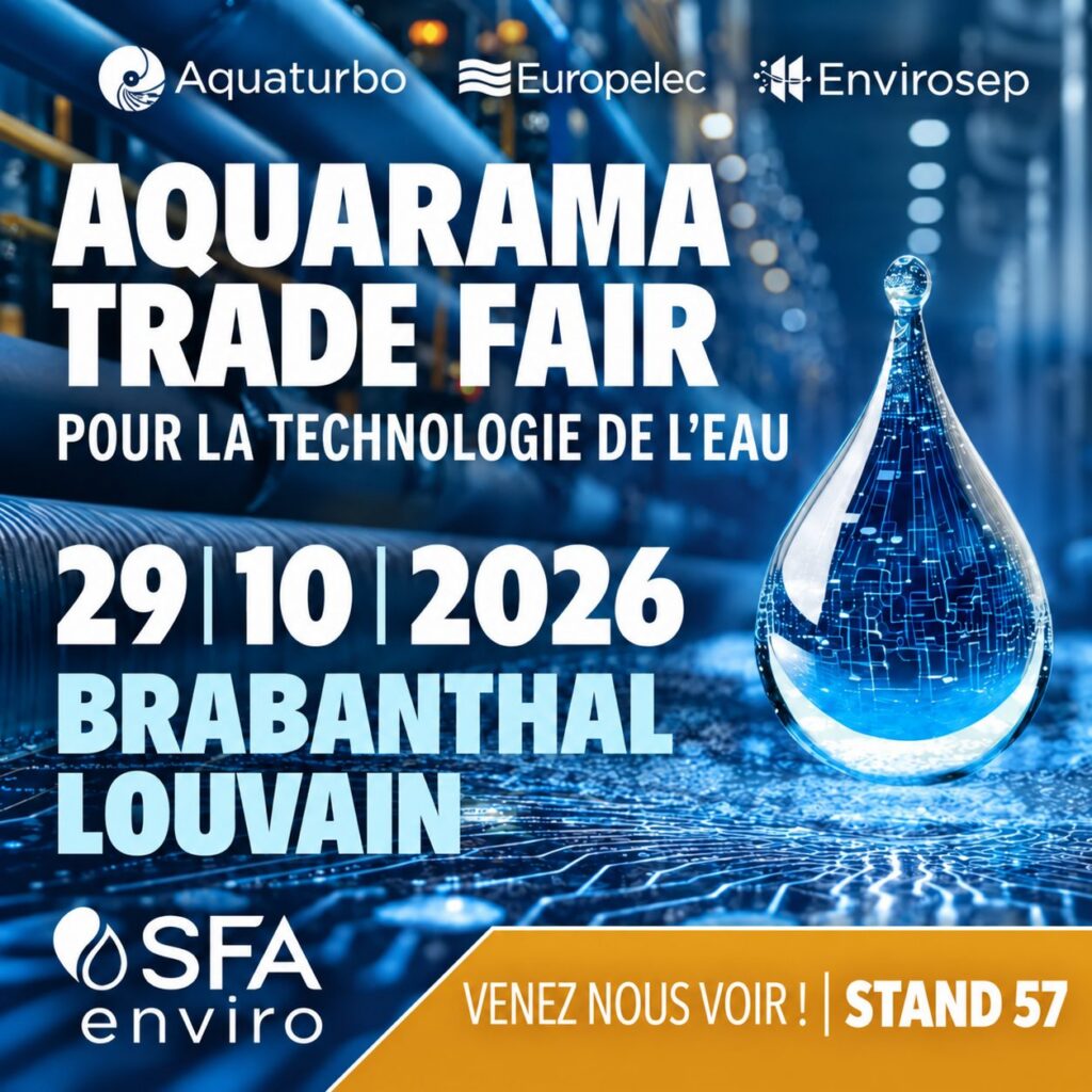 Retrouvez SFA enviro à Aquarama 2026 !
